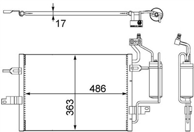 MAHLE ORIGINAL AC 404 000S Číslo výrobce: 351302481. EAN: 4057635022422.
