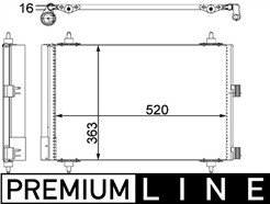 MAHLE ORIGINAL AC 447 000P