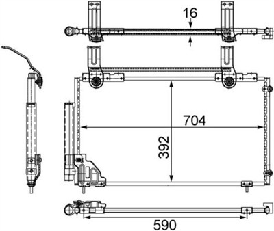 MAHLE ORIGINAL AC 471 000S Číslo výrobce: 351303761. EAN: 4057635023405.