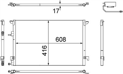 MAHLE ORIGINAL AC 498 000S Číslo výrobce: 351304471. EAN: 4057635023726.