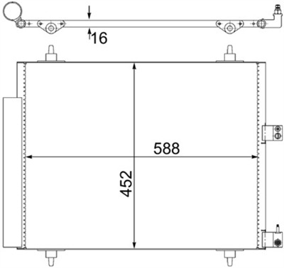 MAHLE ORIGINAL AC 515 000S Číslo výrobce: 351305221. EAN: 4057635023955.