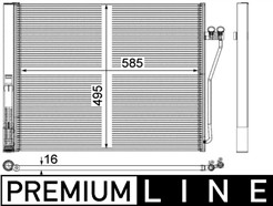 MAHLE ORIGINAL AC 568 000P