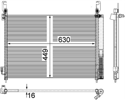 MAHLE ORIGINAL AC 588 000P Číslo výrobce: 351309361. EAN: 4057635024556.