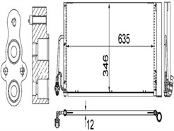 MAHLE ORIGINAL AC 590 000S