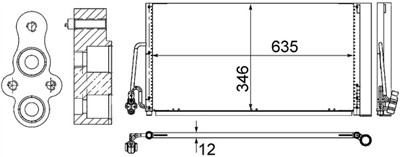 MAHLE ORIGINAL AC 590 000S Číslo výrobce: 351309384. EAN: 4057635024594.