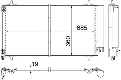 MAHLE ORIGINAL AC 592 000S Číslo výrobce: 351309401. EAN: 4057635024617.