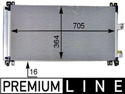 MAHLE ORIGINAL AC 597 000P