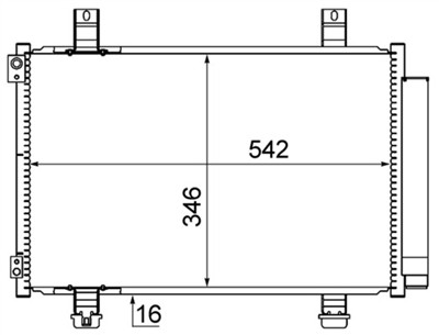 MAHLE ORIGINAL AC 611 000S Číslo výrobce: 351310291. EAN: 4057635024839.