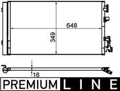 MAHLE ORIGINAL AC 630 000P