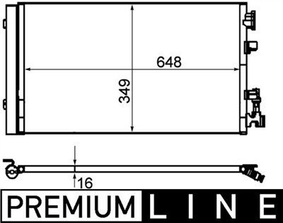 MAHLE ORIGINAL AC 630 000P Číslo výrobce: 351310541. EAN: 4057635025010.