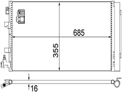 MAHLE ORIGINAL AC 630 000S