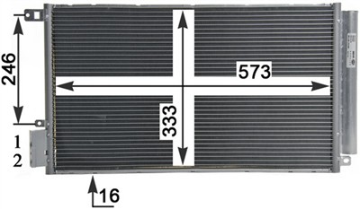 MAHLE ORIGINAL AC 633 000P Číslo výrobce: 351310581. EAN: 4057635025058.