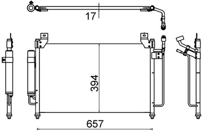MAHLE ORIGINAL AC 642 000S Číslo výrobce: 351310701. EAN: 4057635025157.