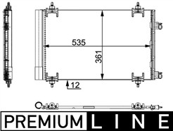 MAHLE ORIGINAL AC 668 000P