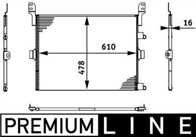 MAHLE ORIGINAL AC 673 000P Číslo výrobce: 351317661. EAN: 4057635025584.