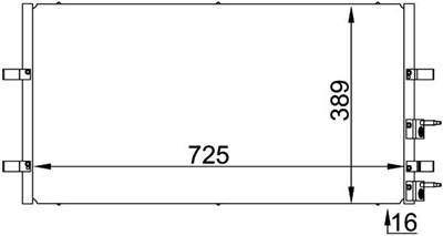 MAHLE ORIGINAL AC 695 000P Číslo výrobce: 351318411. EAN: 4057635025805.