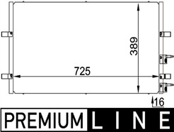 MAHLE ORIGINAL AC 695 000P