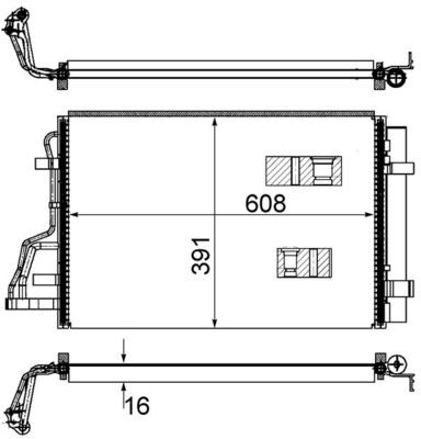 MAHLE ORIGINAL AC 697 000S Číslo výrobce: 351318444. EAN: 4057635025836.
