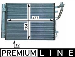MAHLE ORIGINAL AC 709 000P