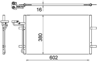 MAHLE ORIGINAL AC 725 000S Číslo výrobce: 351319301. EAN: 4057635026130.