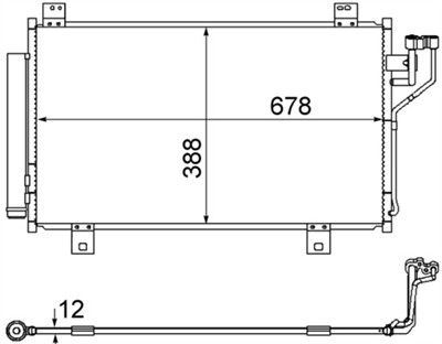 MAHLE ORIGINAL AC 865 000S Číslo výrobce: 351344604. EAN: 4057635028097.