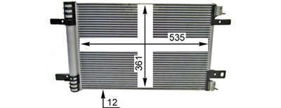 MAHLE ORIGINAL AC 886 000P Číslo výrobce: 351345121. EAN: 4057635028301.
