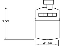 MAHLE ORIGINAL AD 275 000S