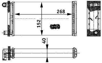 MAHLE ORIGINAL AH 121 000P Číslo výrobce: 8FH 351 312-391. EAN: 4057635046152.