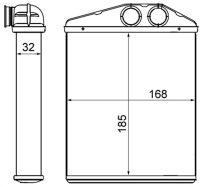 MAHLE ORIGINAL AH 13 000S Číslo výrobce: 351000611. EAN: 4057635045070.