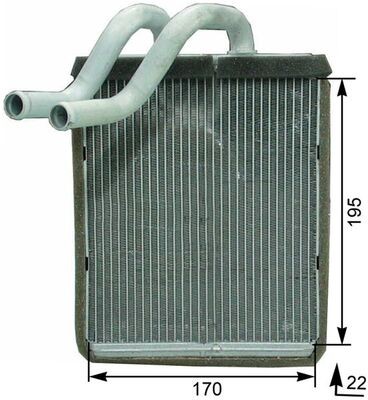 MAHLE ORIGINAL AH 179 000P Číslo výrobce: 8FH 351 315-321. EAN: 4057635046763.