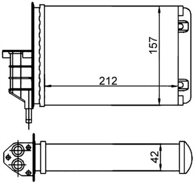 MAHLE ORIGINAL AH 18 000S Číslo výrobce: 8FH 351 001-554. EAN: 4057635045124.