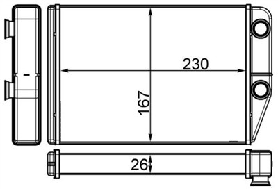 MAHLE ORIGINAL AH 225 000S Číslo výrobce: 8FH 351 331-764. EAN: 4057635047241.
