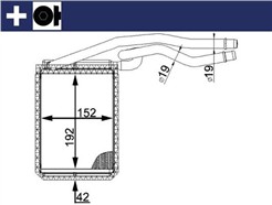 MAHLE ORIGINAL AH 22 000S