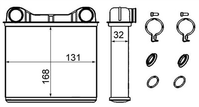 MAHLE ORIGINAL AH 238 000S Číslo výrobce: 351333174. EAN: 4057635047333.