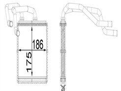 MAHLE ORIGINAL AH 254 000S