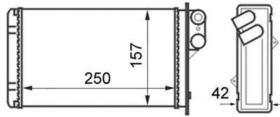 MAHLE ORIGINAL AH 42 000S Číslo výrobce: 8FH 351 024-291. EAN: 4057635045254.