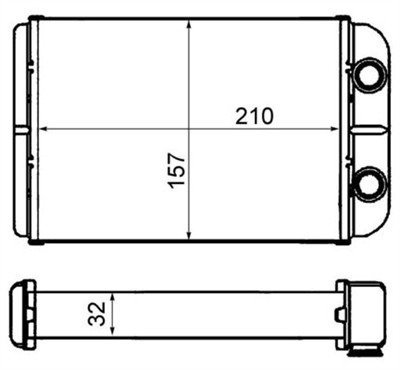 MAHLE ORIGINAL AH 58 000S Číslo výrobce: 8FH 351 308-231. EAN: 4057635045391.