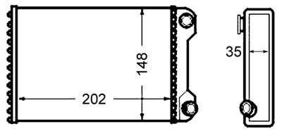 MAHLE ORIGINAL AH 59 000S Číslo výrobce: 8FH 351 308-241. EAN: 4057635045407.