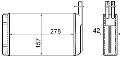 MAHLE ORIGINAL AH 68 000S Číslo výrobce: 8FH 351 308-661. EAN: 4057635045490.