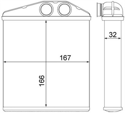 MAHLE ORIGINAL AH 6 000S Číslo výrobce: 351000501. EAN: 4057635045001.