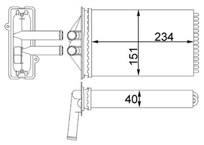 MAHLE ORIGINAL AH 92 000S Číslo výrobce: 351311414. EAN: 4057635045827.