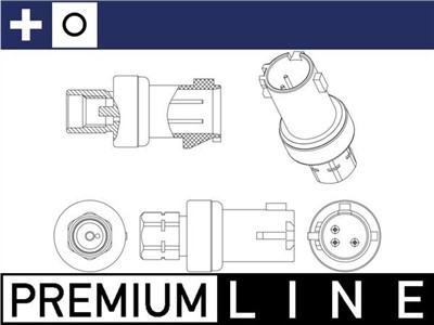 MAHLE ORIGINAL ASE 6 000P Číslo výrobce: 6ZL 351 005-491. EAN: 4057635049504.