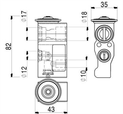 MAHLE ORIGINAL AVE 2 000P Číslo výrobce: 351003621. EAN: 4057635050364.