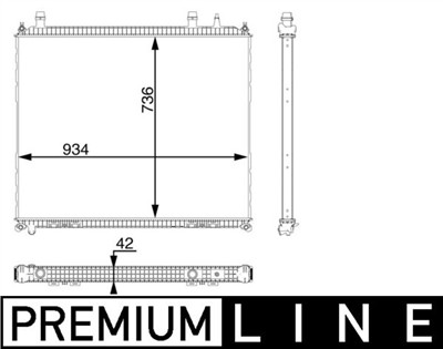 MAHLE ORIGINAL CR 104 000P Číslo výrobce: 376701961. EAN: 4057635080651.