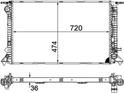 MAHLE ORIGINAL CR 1134 000P