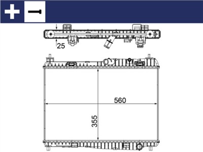 MAHLE ORIGINAL CR 1135 000S Číslo výrobce: 8MK 376 754-764. EAN: 4057635093460.