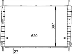 MAHLE ORIGINAL CR 1141 000S