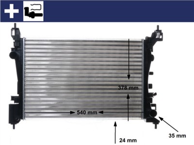 MAHLE ORIGINAL CR 1182 000S Číslo výrobce: 376756324. EAN: 4057635094016.