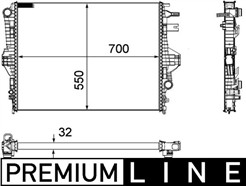 MAHLE ORIGINAL CR 1184 000P