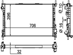 MAHLE ORIGINAL CR 1196 000P